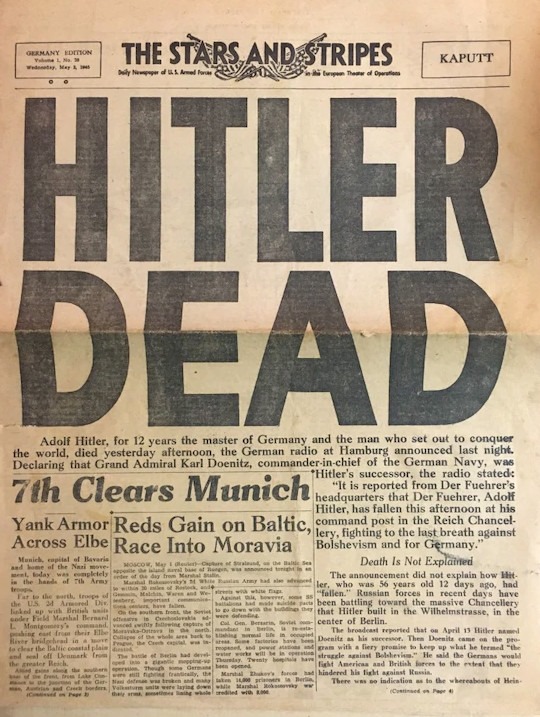 Hitler je mŕtvy!